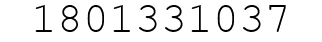 Number 1801331037.