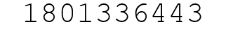 Number 1801336443.