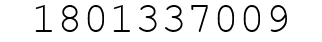 Number 1801337009.