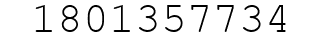 Number 1801357734.