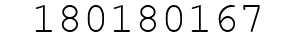 Number 180180167.