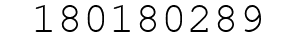 Number 180180289.