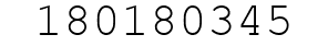 Number 180180345.