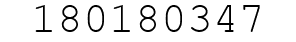 Number 180180347.