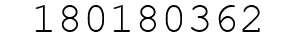 Number 180180362.