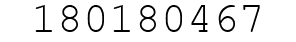 Number 180180467.