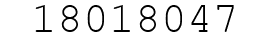Number 18018047.