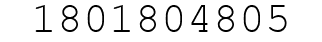 Number 1801804805.