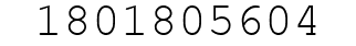 Number 1801805604.