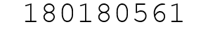 Number 180180561.