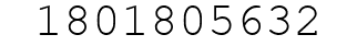 Number 1801805632.