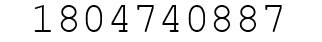 Number 1804740887.