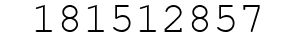 Number 181512857.