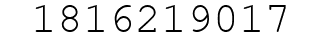 Number 1816219017.