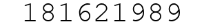 Number 181621989.