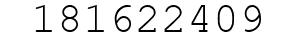 Number 181622409.