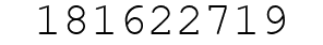 Number 181622719.