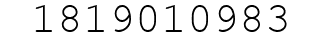 Number 1819010983.