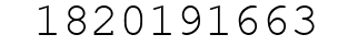 Number 1820191663.