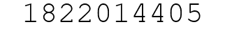Number 1822014405.