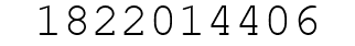 Number 1822014406.