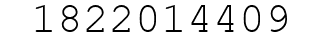 Number 1822014409.