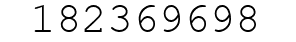 Number 182369698.