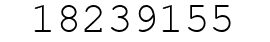 Number 18239155.