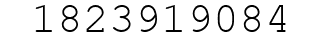 Number 1823919084.