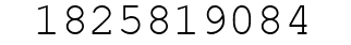 Number 1825819084.