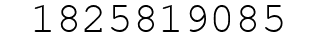 Number 1825819085.