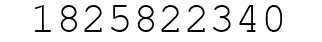 Number 1825822340.