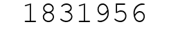 Number 1831956.