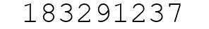 Number 183291237.