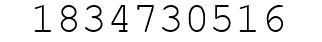 Number 1834730516.