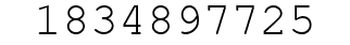 Number 1834897725.
