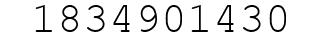 Number 1834901430.