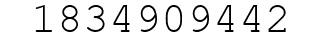 Number 1834909442.