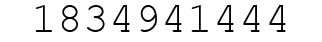 Number 1834941444.