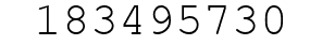 Number 183495730.