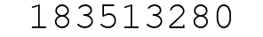 Number 183513280.