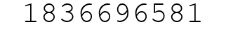 Number 1836696581.