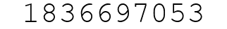 Number 1836697053.