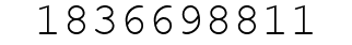 Number 1836698811.