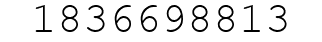 Number 1836698813.