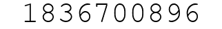Number 1836700896.