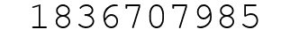 Number 1836707985.