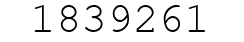 Number 1839261.