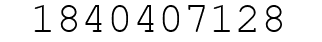 Number 1840407128.