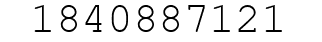 Number 1840887121.